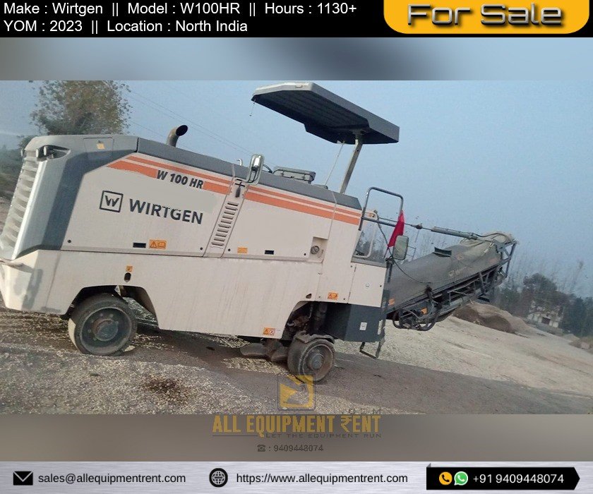 Very Less Used Wirtgen Milling machine W100HR 2024 Purchased Available for Sale in North India
