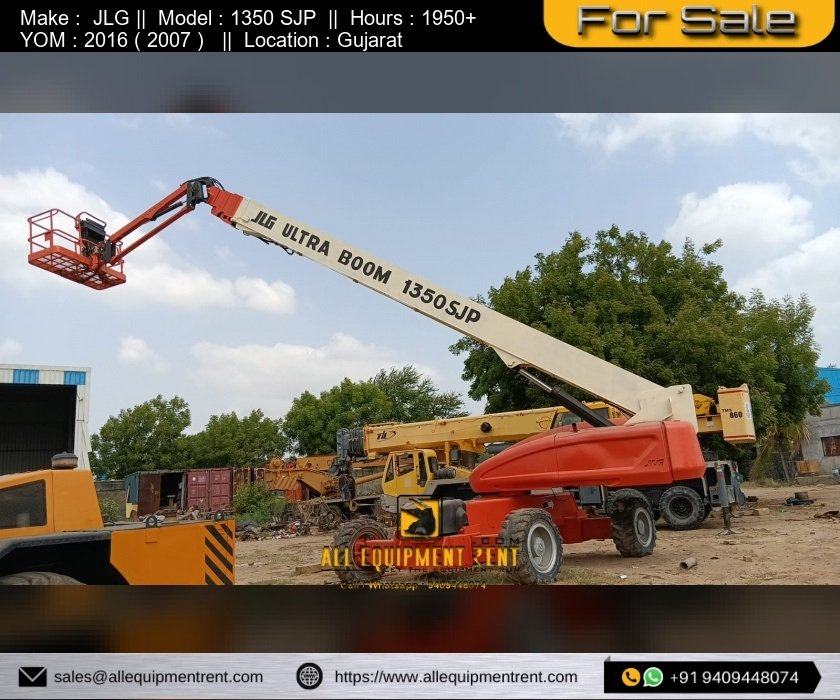 Used JLG 1350SJP Straight Boom Lift Available for Sale in Gujarat