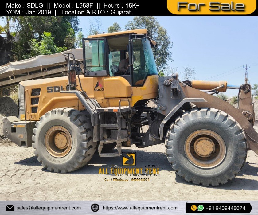GJ Registered Used 5 Ton Class SDLG wheel Loader L958F Jan 2019 Available for Sale