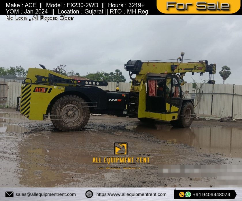 MH Reg 23 Ton Class New Generation Franna Crane ACE FX230-2WD with BSIV Engine available for Sale