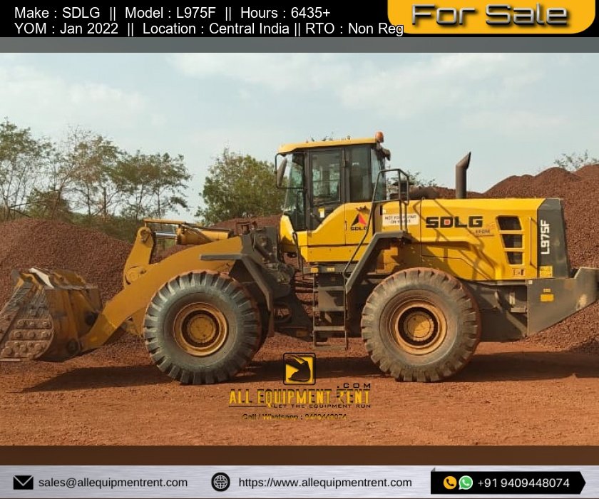 Used 7 Ton Class Mining Wheel Loader SDLG L975F Jan 2022 Model Available for Sale