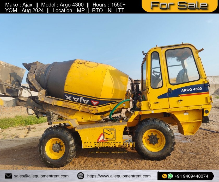 Very Less Used Ajax Argo 4300 SLM Aug 2024 NL LTT Available for Sale in MP